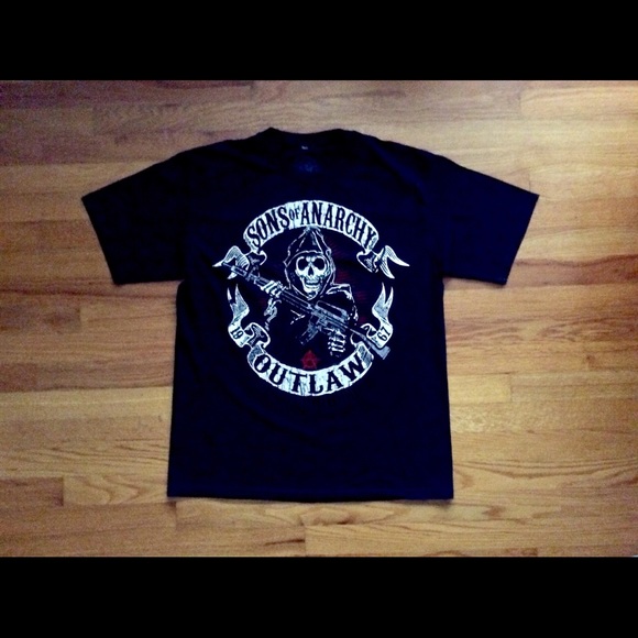 Sons of Anarchy Licensed “Outlaw Edition” T-Shirt - Picture 2 of 8
